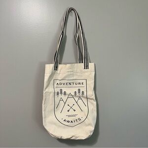 Danica Studio Adventure Awaits Cotton Canvas Tote